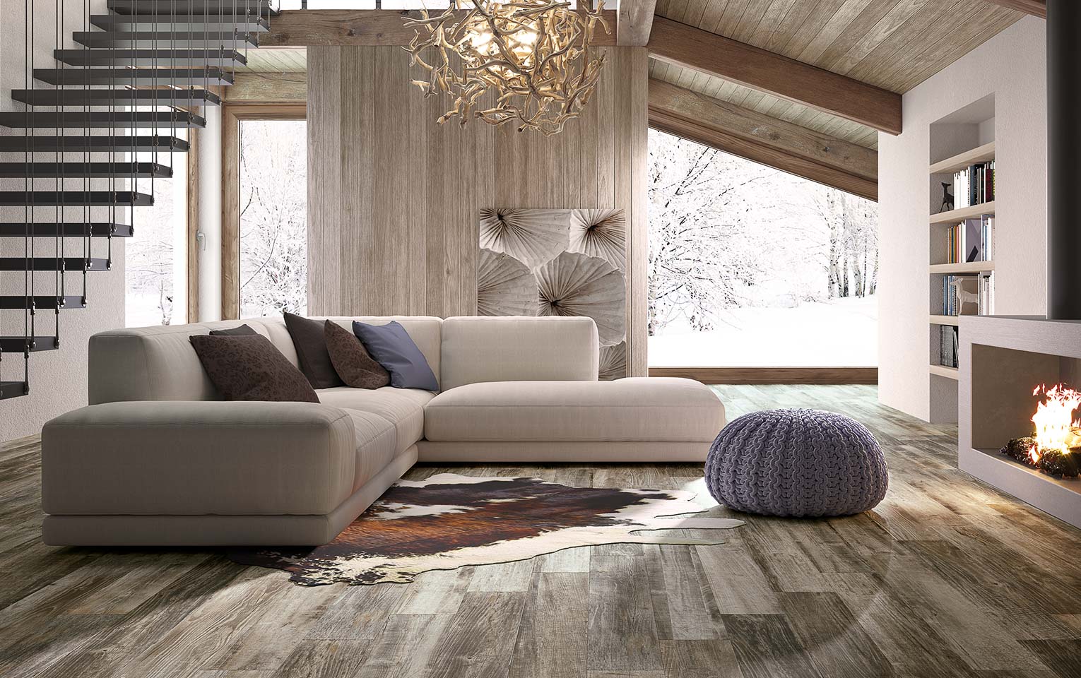 Sfeer in een gerealiseerd interieur
