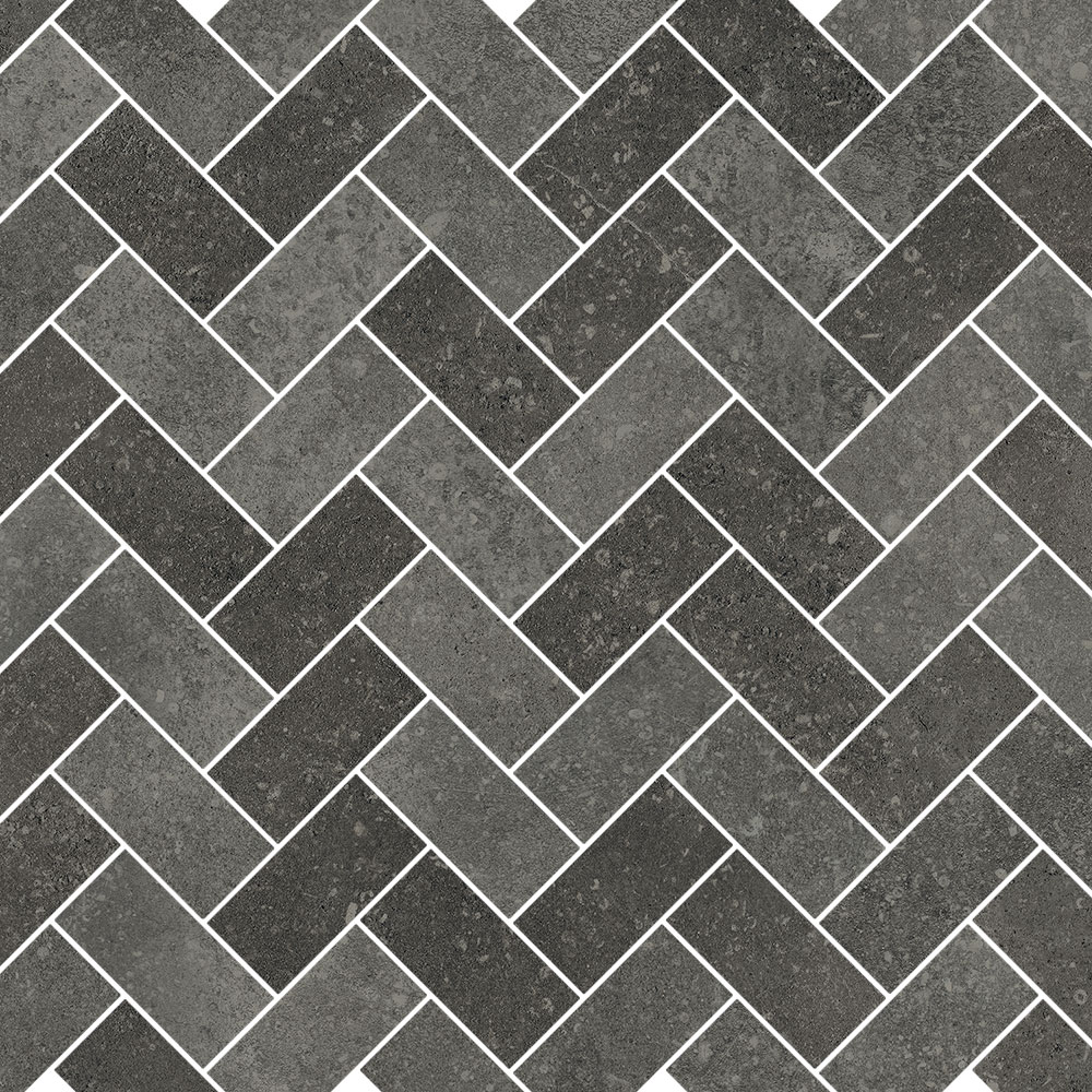 Pietra Limestone Black Herringbone