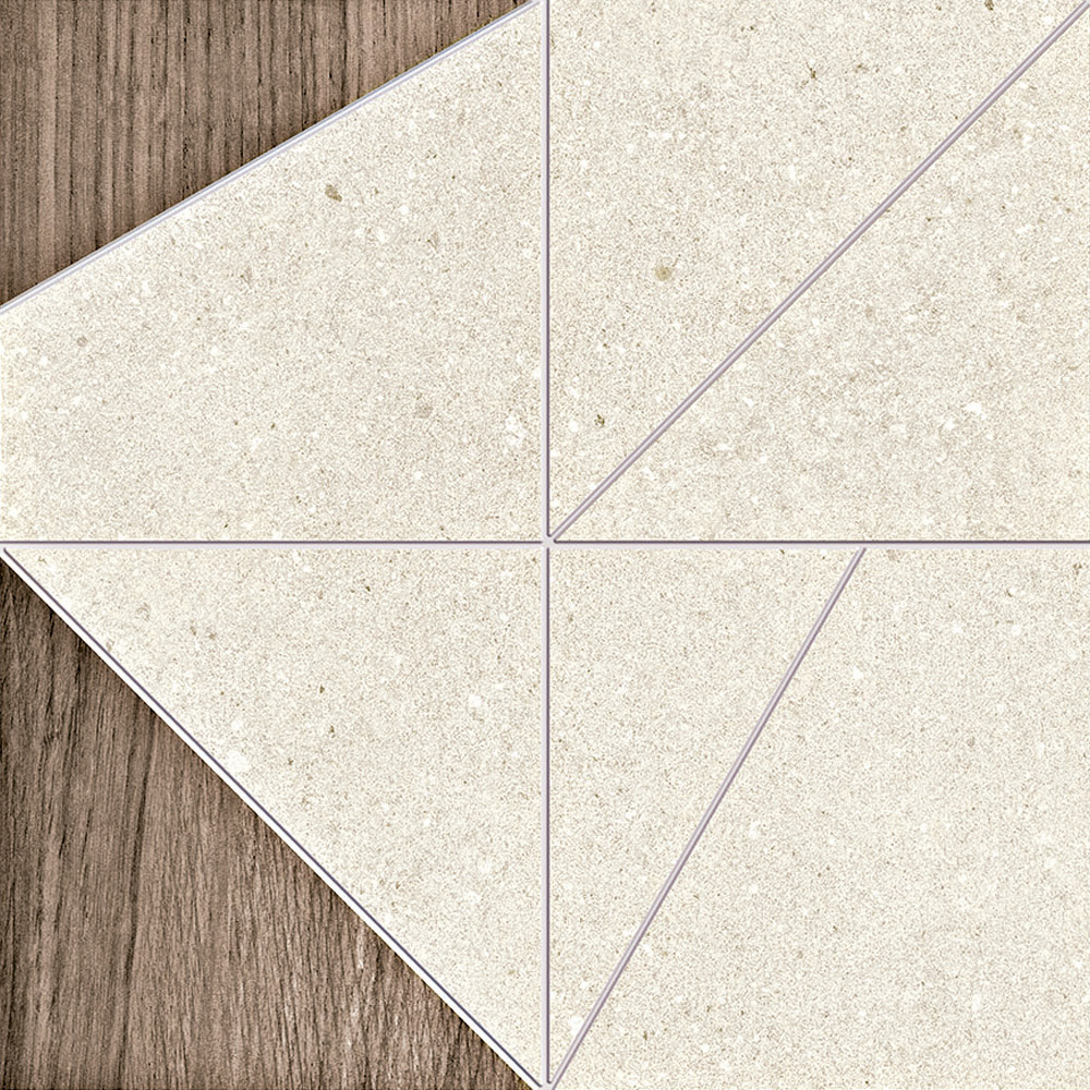 Grained Plate Tangram