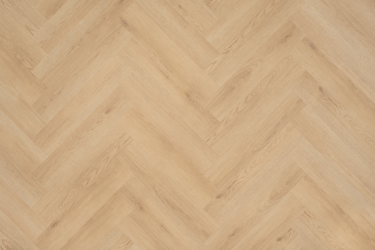 Floer Visgraat Click PVC – Natuur Eiken