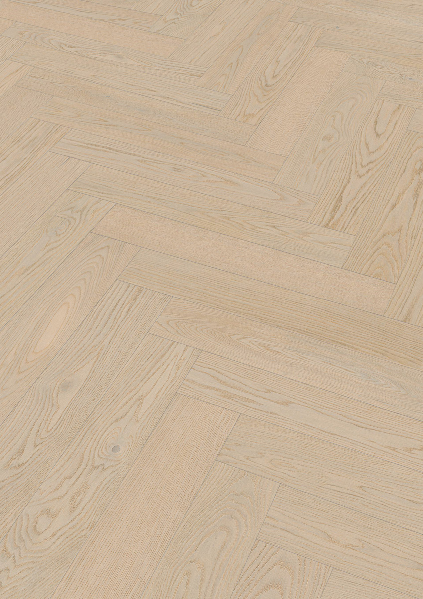 Floer Hybride Hout Visgraat – Wit Eiken (Uitlopend)