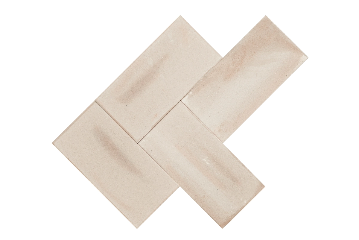 Floer Terracotta Beige Tegel – Visgraat Robuust Machinaal